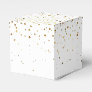 Party Favor Box-Gold Stars Favor Box