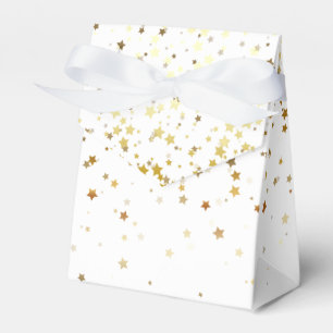 Party Favor Box-Gold Stars Favor Box