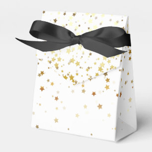 Party Favor Box-Gold Stars Favor Box