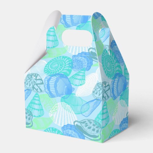 Party Favor Box_Seashells Print Favor Box