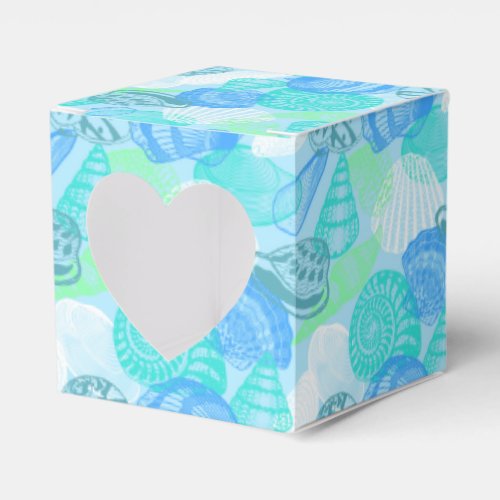 Party Favor Box_Seashells Print Favor Box