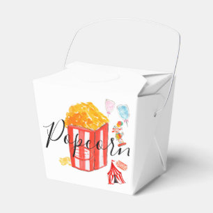 Party favor carnival popcorn birthday party boxes