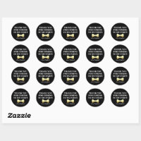 Bow Tie Party Favor Stickers - 90 Results