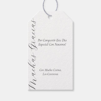 party favor tags in spanish