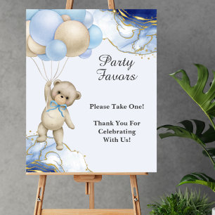 Party Favor Take One We Can Bearly Wait  Poster