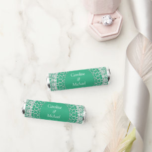Party Favor Wedding Lace Breath Savers Mint Favor