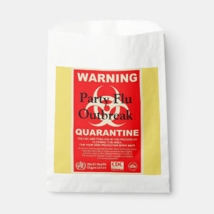 Party Flu Favor Bag