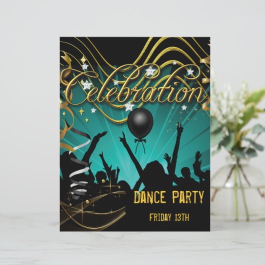 Party Flyer Dance Party Celebration (Standing Front)