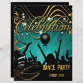 Party Flyer Dance Party Celebration (Front/Back)