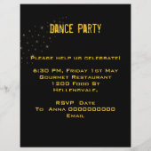 Party Flyer Dance Party Celebration (Back)
