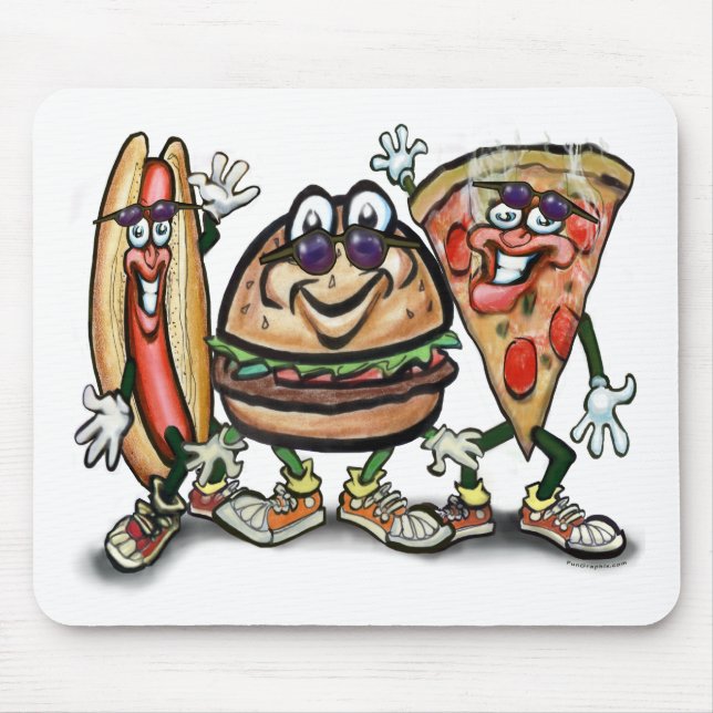 Party Food Mouse Pad (Front)