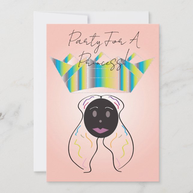 Party For A Princess Invite (Front)