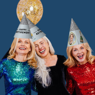 Party for retirement office do hat