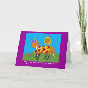 Party Fox Happy Birthday! Card