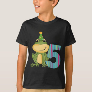 Party Frog 5th Birthday T-shirts and Gifts