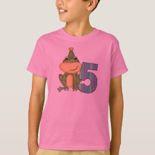Party Frog 5th Birthday T-shirts and Gifts