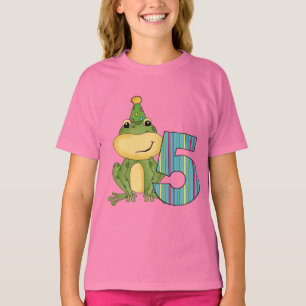 Party Frog 5th Birthday T-shirts and Gifts