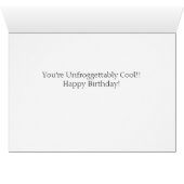 Party Frog Customizable Birthday Card (Inside Horizontal (Bottom))