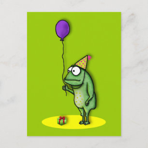 Party Frog Postcard
