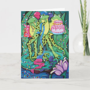 Party Frogs Card