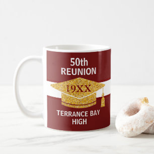 Party! Fun class reunion School colors coffee mug