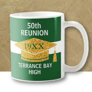 Party! Fun class reunion School colors coffee mug