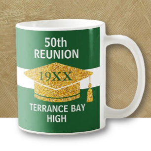 Party! Fun class reunion School colors coffee mug