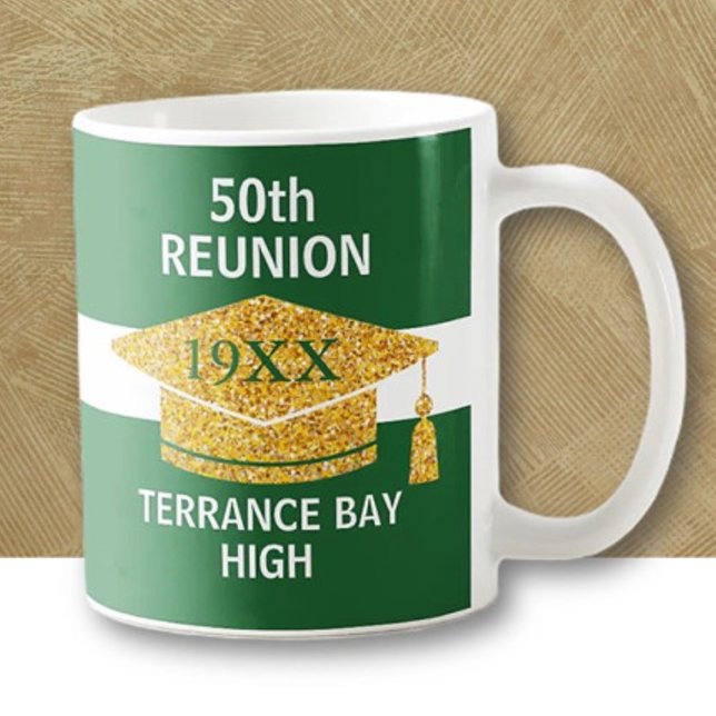 Party! Fun class reunion School colors coffee mug (Creator Uploaded)