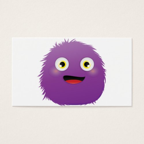 Party Furry Monster Business Card
