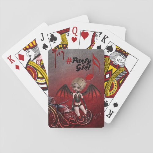 Party Gal _Bicycle Playing Cards