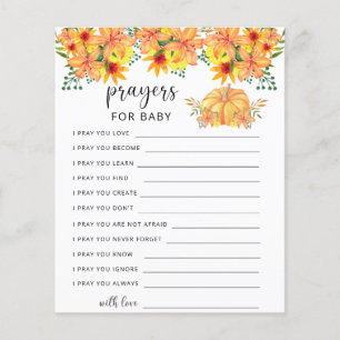 Party game prayers for baby