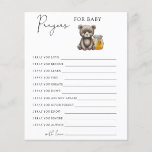Party game prayers for baby
