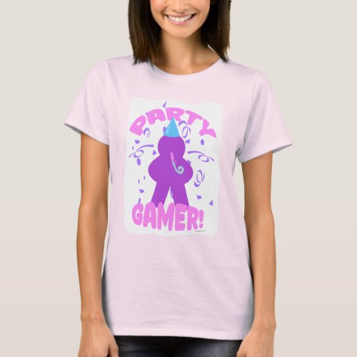 Party Gamer  Epic Meeple Boardgame Fun Time T_Shirt