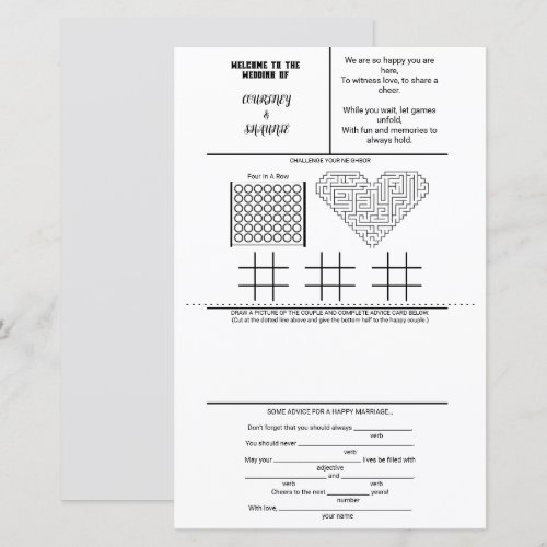 PARTY GAMES & ADVICE CARD