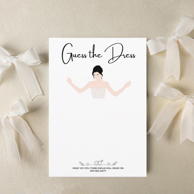 Party games sketch the dress card (guess the dress
)