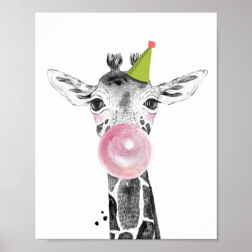 Party Giraffe Wild Safari Animals Birthday Decor