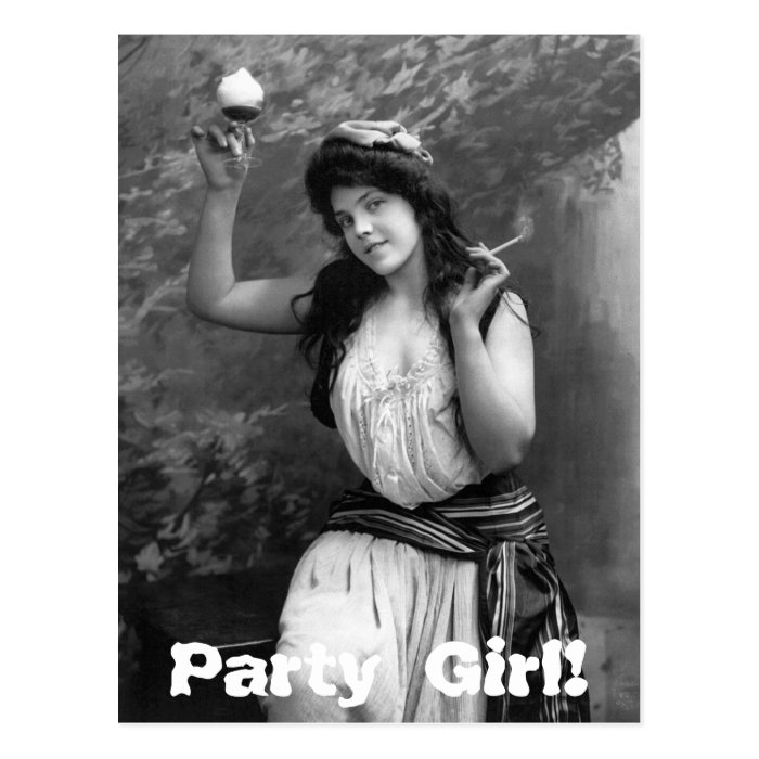 Party Girl, 1902 Postcards