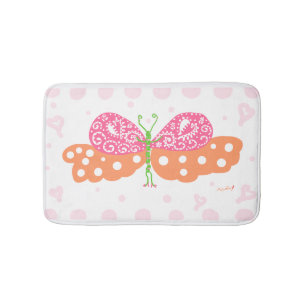 Party Girl Butterfly bathmat