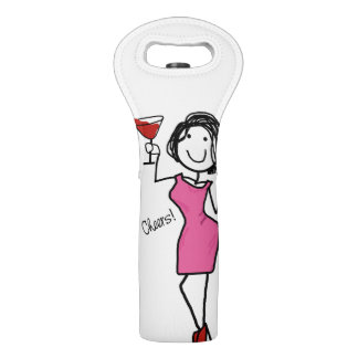 Party Girl Personalized Wine Tote Bag Cooler