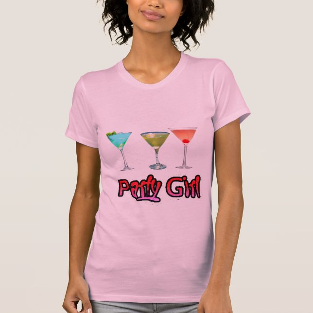 Party Girl (Pink) T-Shirt (Front)