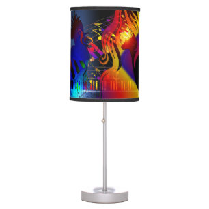 Party Girl With Music Lamp Or Shade