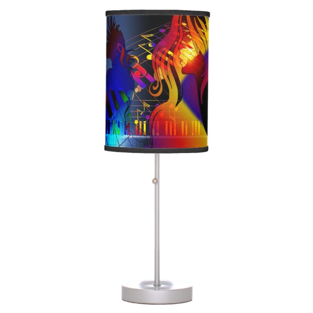 Party Girl With Music Lamp Or Shade (Front)