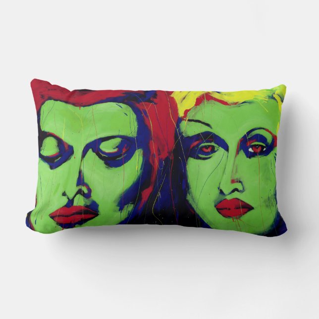 Party Girls Lumbar Pillow (Front)