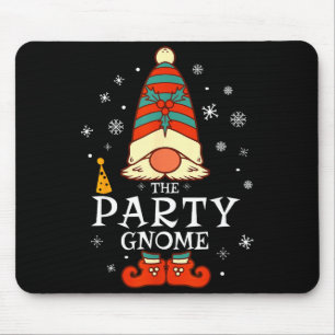 Party Gnome Xmas Group Family Matching Christmas H Mouse Pad