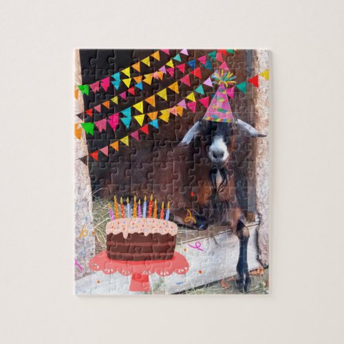 Party Goat Jigsaw Puzzle