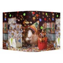 Party Guinea Pig 3 Ring Binder