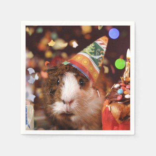 Party Guinea Pig Napkins