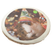 Party Guinea Pig Sugar Cookie (Angled)