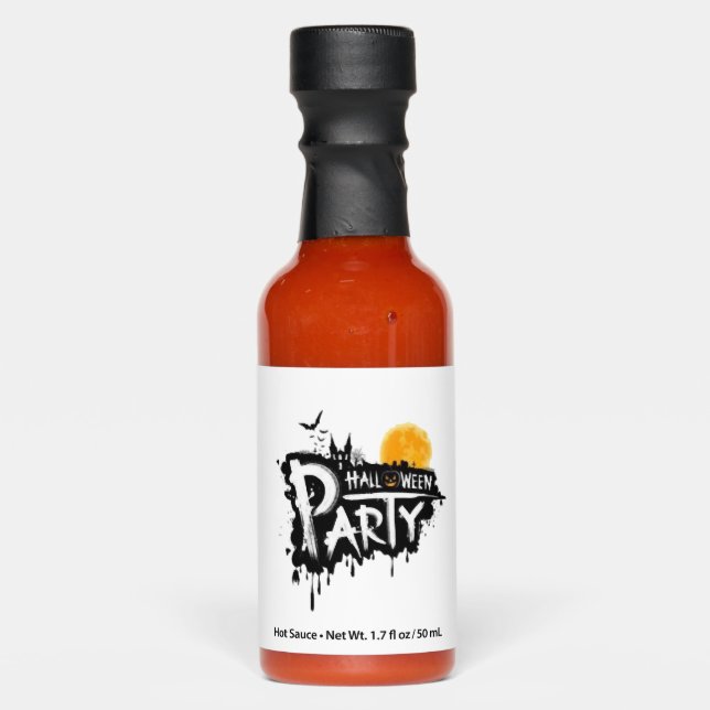 Party halloween  hot sauces (Front)
