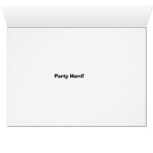Party Hard Card (Inside Horizontal (Bottom))